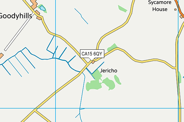 CA15 6QY map - OS VectorMap District (Ordnance Survey) CA15 6QY map - OS VectorMap District (Ordnance Survey)