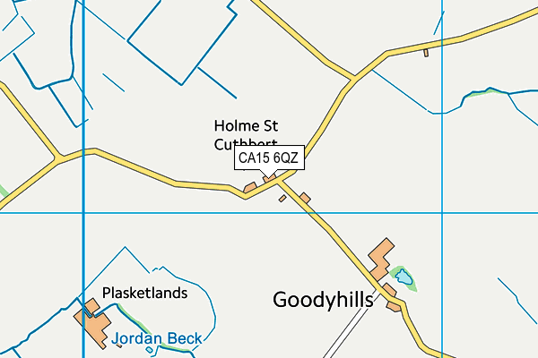 CA15 6QZ map - OS VectorMap District (Ordnance Survey)