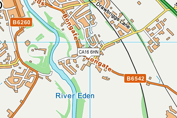 CA16 6HN map - OS VectorMap District (Ordnance Survey)