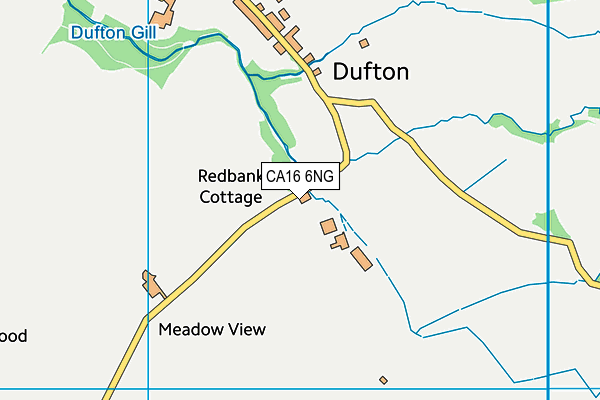 CA16 6NG map - OS VectorMap District (Ordnance Survey) CA16 6NG map - OS VectorMap District (Ordnance Survey)