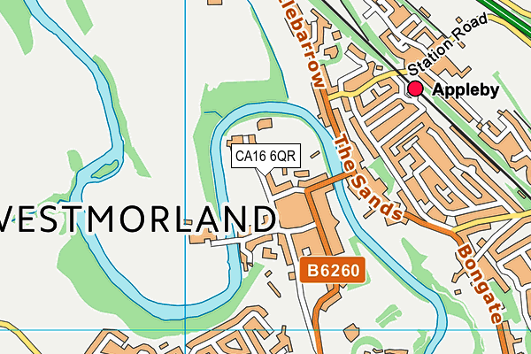 CA16 6QR map - OS VectorMap District (Ordnance Survey) CA16 6QR map - OS VectorMap District (Ordnance Survey)