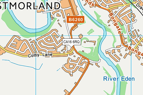 CA16 6RQ map - OS VectorMap District (Ordnance Survey) CA16 6RQ map - OS VectorMap District (Ordnance Survey)
