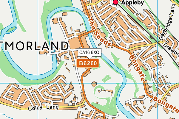CA16 6XQ map - OS VectorMap District (Ordnance Survey) CA16 6XQ map - OS VectorMap District (Ordnance Survey)