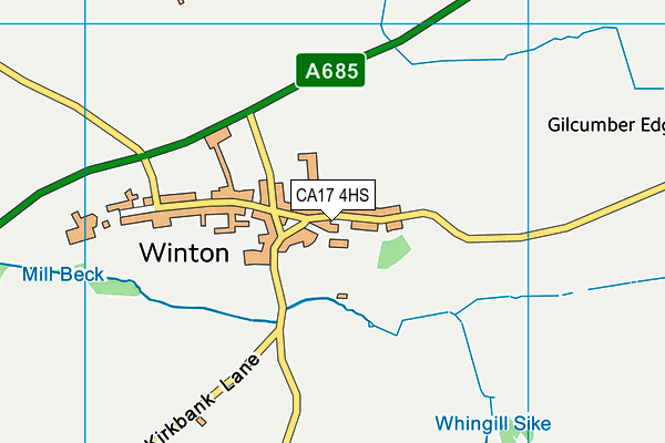 CA17 4HS map - OS VectorMap District (Ordnance Survey) CA17 4HS map - OS VectorMap District (Ordnance Survey)