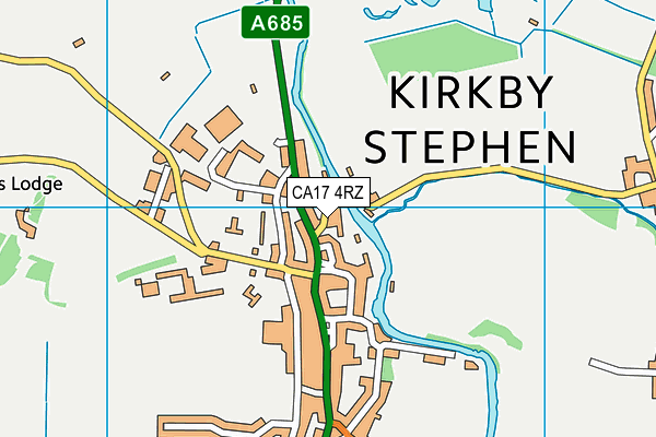 CA17 4RZ map - OS VectorMap District (Ordnance Survey) CA17 4RZ map - OS VectorMap District (Ordnance Survey)