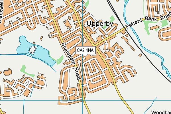 CA2 4NA map - OS VectorMap District (Ordnance Survey) CA2 4NA map - OS VectorMap District (Ordnance Survey)