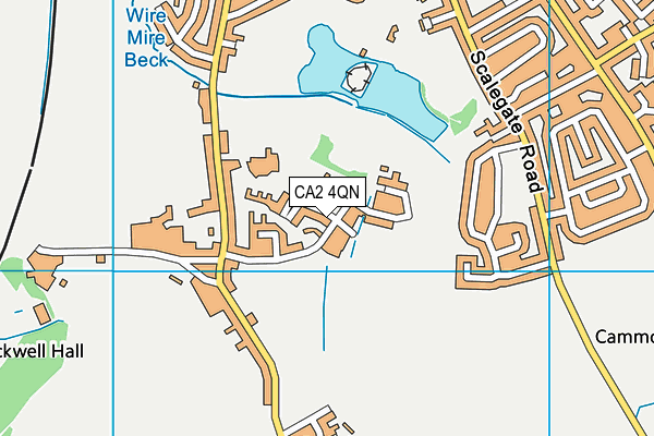 CA2 4QN map - OS VectorMap District (Ordnance Survey) CA2 4QN map - OS VectorMap District (Ordnance Survey)