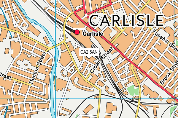 CA2 5AN map - OS VectorMap District (Ordnance Survey) CA2 5AN map - OS VectorMap District (Ordnance Survey)