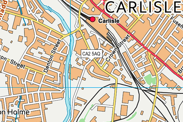 CA2 5AQ map - OS VectorMap District (Ordnance Survey) CA2 5AQ map - OS VectorMap District (Ordnance Survey)