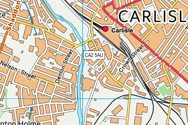 CA2 5AU map - OS VectorMap District (Ordnance Survey) CA2 5AU map - OS VectorMap District (Ordnance Survey)