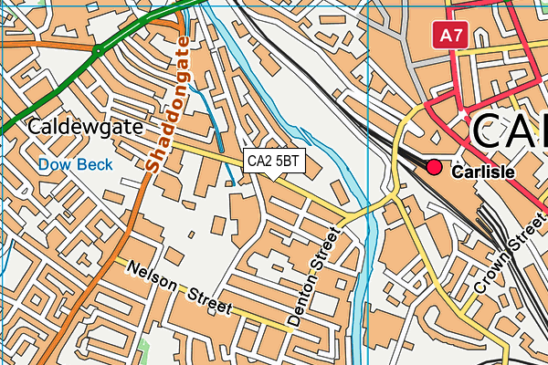 CA2 5BT map - OS VectorMap District (Ordnance Survey) CA2 5BT map - OS VectorMap District (Ordnance Survey)