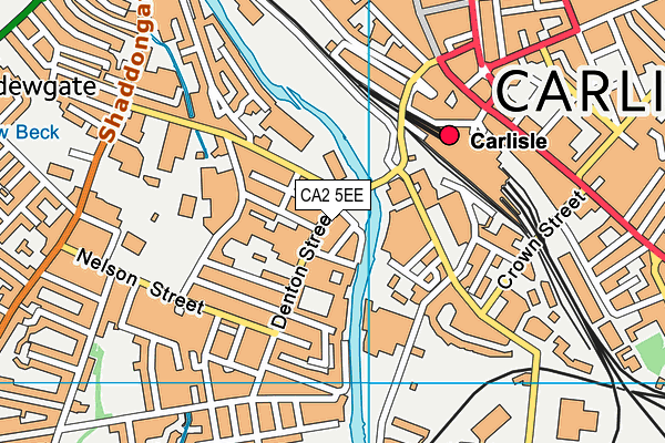 CA2 5EE map - OS VectorMap District (Ordnance Survey) CA2 5EE map - OS VectorMap District (Ordnance Survey)