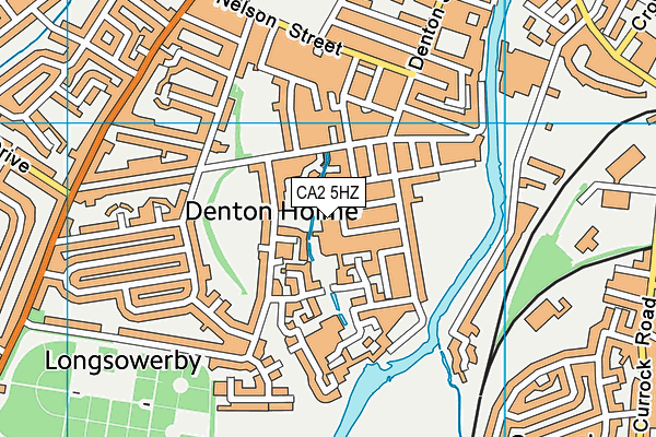 CA2 5HZ map - OS VectorMap District (Ordnance Survey) CA2 5HZ map - OS VectorMap District (Ordnance Survey)