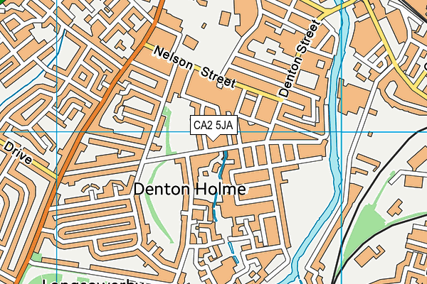 CA2 5JA map - OS VectorMap District (Ordnance Survey) CA2 5JA map - OS VectorMap District (Ordnance Survey)