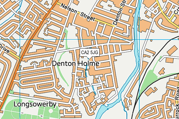 CA2 5JG map - OS VectorMap District (Ordnance Survey) CA2 5JG map - OS VectorMap District (Ordnance Survey)