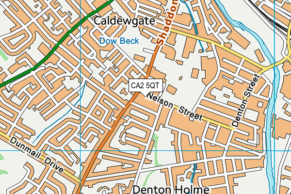 CA2 5QT map - OS VectorMap District (Ordnance Survey) CA2 5QT map - OS VectorMap District (Ordnance Survey)