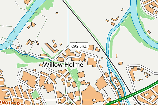 CA2 5RZ map - OS VectorMap District (Ordnance Survey) CA2 5RZ map - OS VectorMap District (Ordnance Survey)
