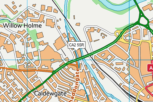 CA2 5SR map - OS VectorMap District (Ordnance Survey) CA2 5SR map - OS VectorMap District (Ordnance Survey)