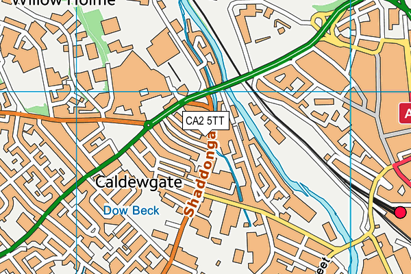 CA2 5TT map - OS VectorMap District (Ordnance Survey) CA2 5TT map - OS VectorMap District (Ordnance Survey)