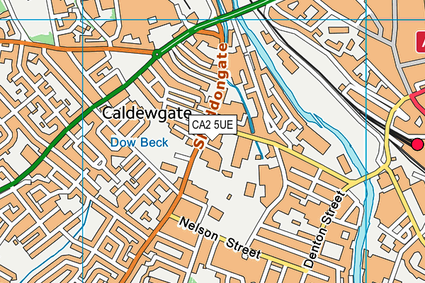 CA2 5UE map - OS VectorMap District (Ordnance Survey) CA2 5UE map - OS VectorMap District (Ordnance Survey)