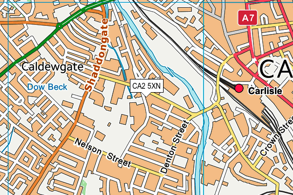 CA2 5XN map - OS VectorMap District (Ordnance Survey) CA2 5XN map - OS VectorMap District (Ordnance Survey)