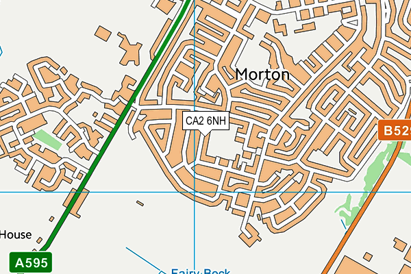 CA2 6NH map - OS VectorMap District (Ordnance Survey) CA2 6NH map - OS VectorMap District (Ordnance Survey)