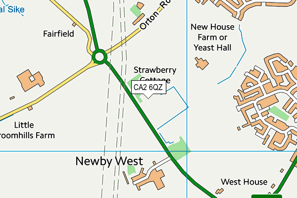 CA2 6QZ map - OS VectorMap District (Ordnance Survey) CA2 6QZ map - OS VectorMap District (Ordnance Survey)