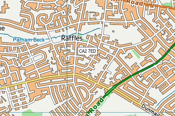 CA2 7ED map - OS VectorMap District (Ordnance Survey) CA2 7ED map - OS VectorMap District (Ordnance Survey)