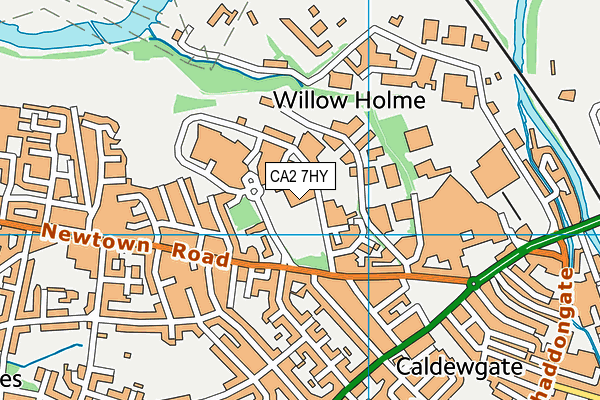 CA2 7HY map - OS VectorMap District (Ordnance Survey) CA2 7HY map - OS VectorMap District (Ordnance Survey)