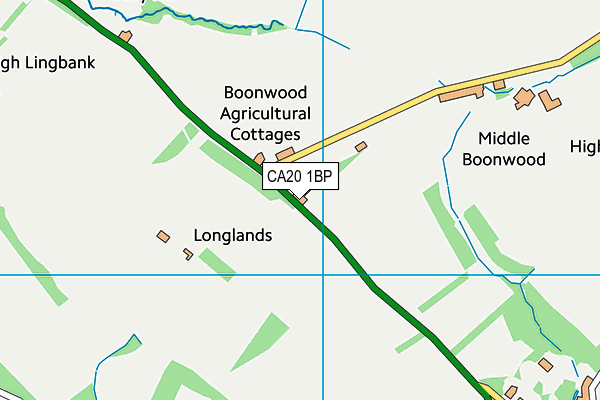 CA20 1BP map - OS VectorMap District (Ordnance Survey) CA20 1BP map - OS VectorMap District (Ordnance Survey)