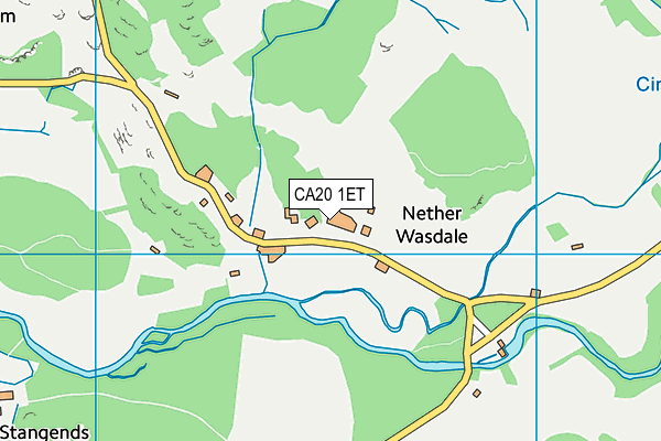 CA20 1ET map - OS VectorMap District (Ordnance Survey) CA20 1ET map - OS VectorMap District (Ordnance Survey)