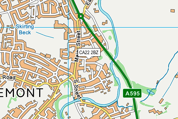 CA22 2BZ map - OS VectorMap District (Ordnance Survey) CA22 2BZ map - OS VectorMap District (Ordnance Survey)