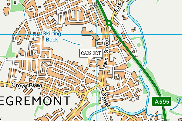 CA22 2DT map - OS VectorMap District (Ordnance Survey) CA22 2DT map - OS VectorMap District (Ordnance Survey)