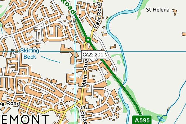 CA22 2DU map - OS VectorMap District (Ordnance Survey) CA22 2DU map - OS VectorMap District (Ordnance Survey)