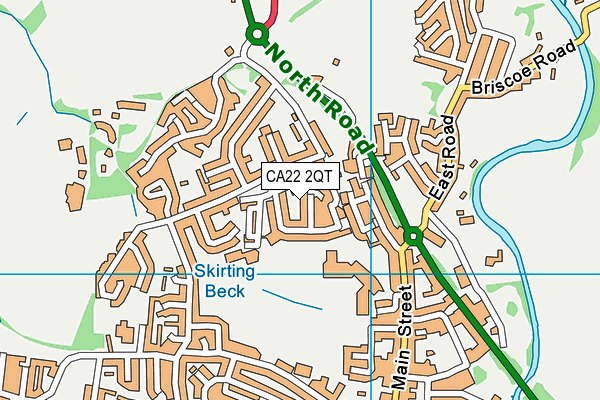 CA22 2QT map - OS VectorMap District (Ordnance Survey) CA22 2QT map - OS VectorMap District (Ordnance Survey)