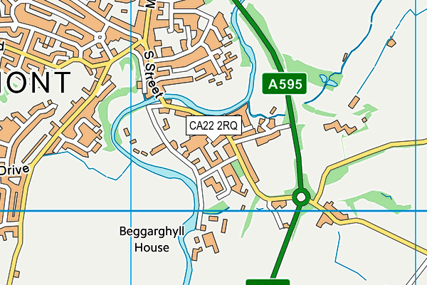 CA22 2RQ map - OS VectorMap District (Ordnance Survey) CA22 2RQ map - OS VectorMap District (Ordnance Survey)