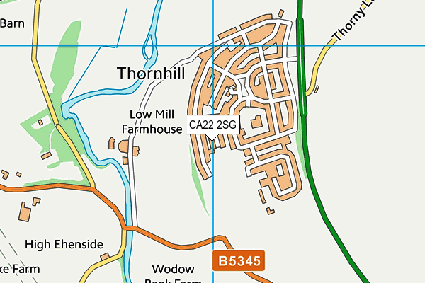 CA22 2SG map - OS VectorMap District (Ordnance Survey)
