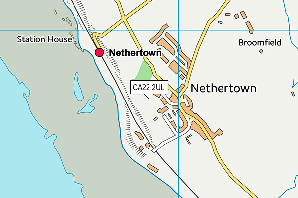 CA22 2UL map - OS VectorMap District (Ordnance Survey) CA22 2UL map - OS VectorMap District (Ordnance Survey)
