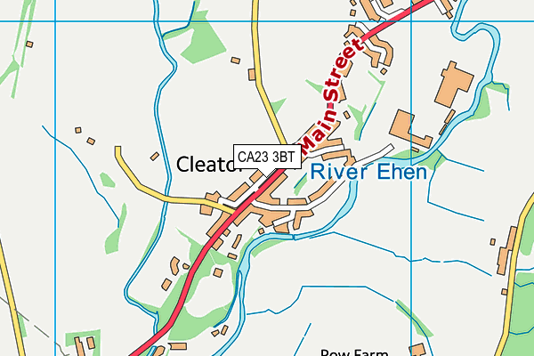 CA23 3BT map - OS VectorMap District (Ordnance Survey) CA23 3BT map - OS VectorMap District (Ordnance Survey)