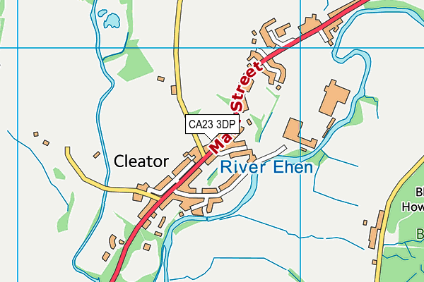 CA23 3DP map - OS VectorMap District (Ordnance Survey) CA23 3DP map - OS VectorMap District (Ordnance Survey)