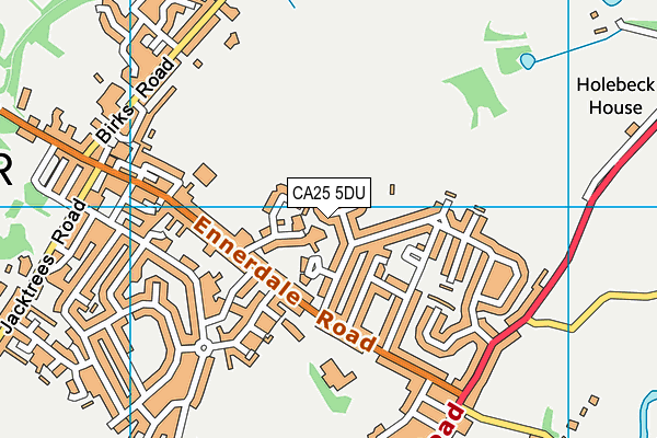 CA25 5DU map - OS VectorMap District (Ordnance Survey) CA25 5DU map - OS VectorMap District (Ordnance Survey)