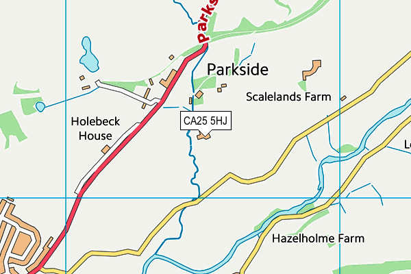 CA25 5HJ map - OS VectorMap District (Ordnance Survey) CA25 5HJ map - OS VectorMap District (Ordnance Survey)