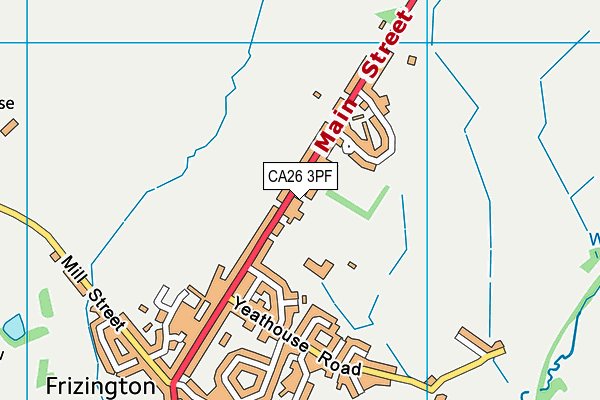 CA26 3PF map - OS VectorMap District (Ordnance Survey) CA26 3PF map - OS VectorMap District (Ordnance Survey)