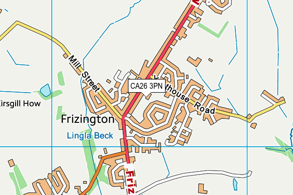 CA26 3PN map - OS VectorMap District (Ordnance Survey) CA26 3PN map - OS VectorMap District (Ordnance Survey)