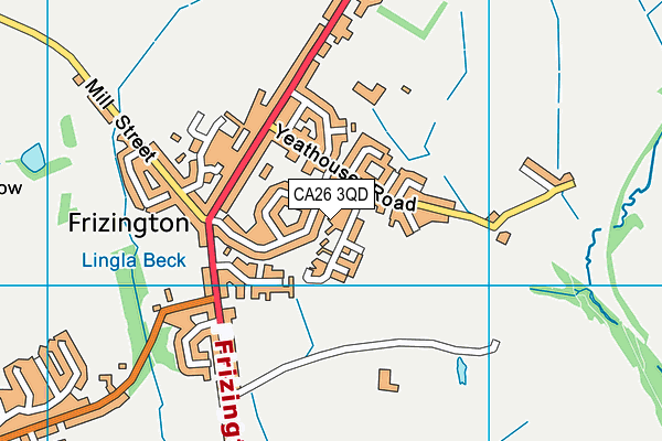 CA26 3QD map - OS VectorMap District (Ordnance Survey) CA26 3QD map - OS VectorMap District (Ordnance Survey)