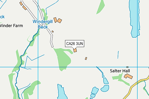 CA26 3UN map - OS VectorMap District (Ordnance Survey) CA26 3UN map - OS VectorMap District (Ordnance Survey)