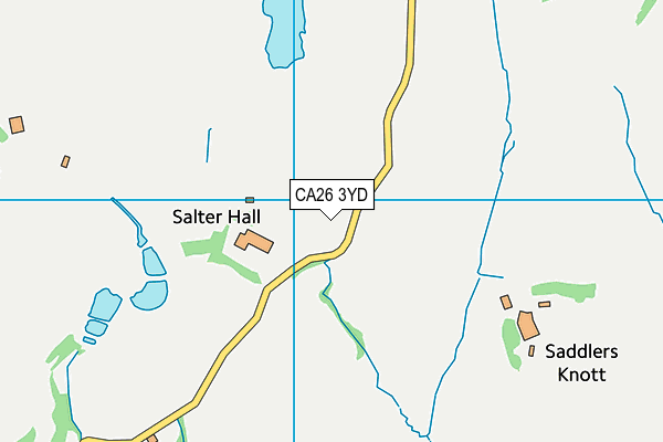 CA26 3YD map - OS VectorMap District (Ordnance Survey) CA26 3YD map - OS VectorMap District (Ordnance Survey)