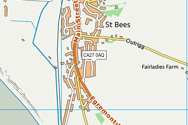 CA27 0AQ map - OS VectorMap District (Ordnance Survey) CA27 0AQ map - OS VectorMap District (Ordnance Survey)