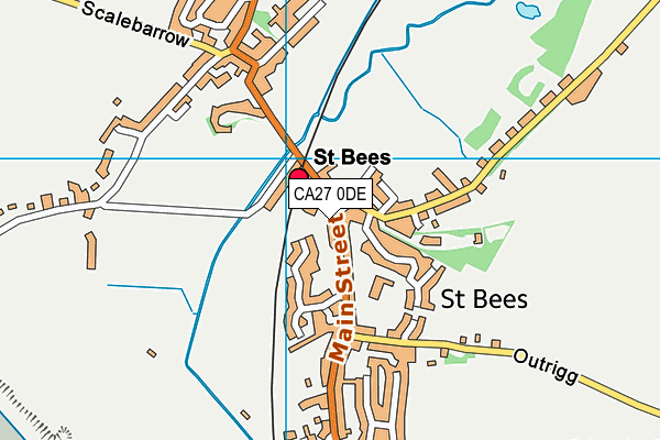 CA27 0DE map - OS VectorMap District (Ordnance Survey) CA27 0DE map - OS VectorMap District (Ordnance Survey)