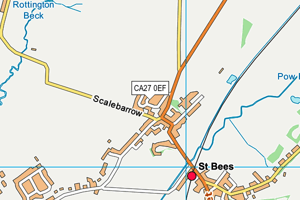 CA27 0EF map - OS VectorMap District (Ordnance Survey) CA27 0EF map - OS VectorMap District (Ordnance Survey)